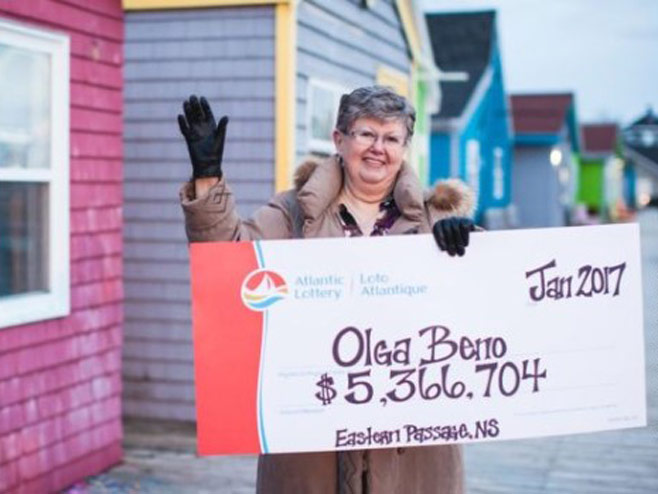 Olga Beno iz Nove Škotske (Foto: Atlantic Lottery) - 