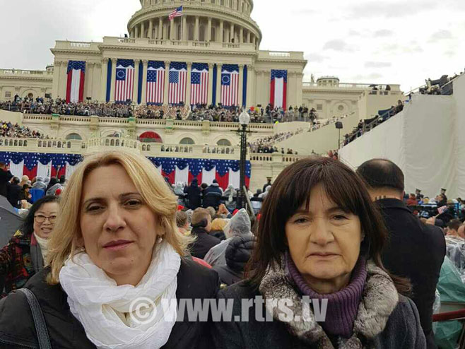Жељка Цвијановић и Сњежана Додик у Вашингтону - Фото: РТРС