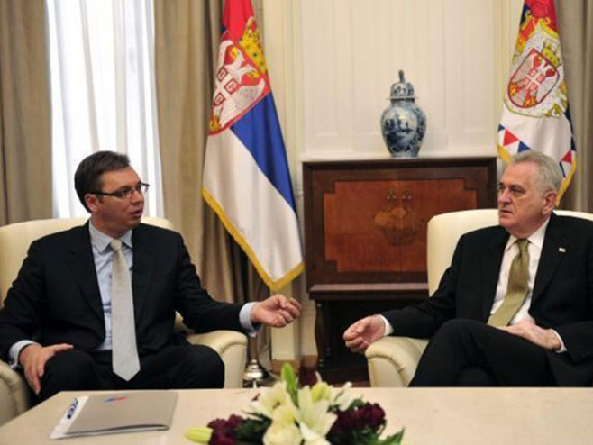 Aleksandar Vučić, Tomislav Nikolić - Foto: RTS
