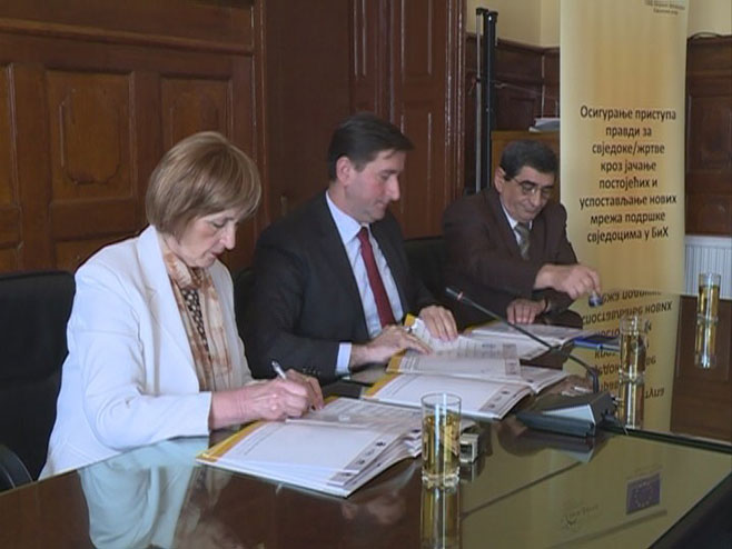 Бијељина-потписан Протокол о заштити свједока - Фото: РТРС
