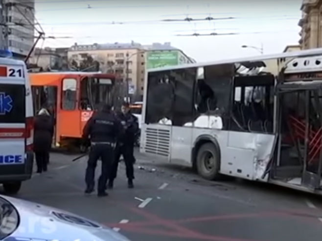 Судар трамваја и аутобуса у Београду - Фото: РТС