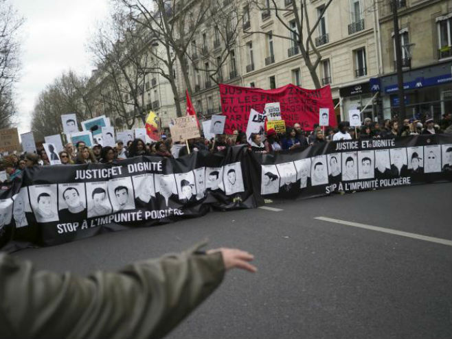 Париз-демонстрације - Фото: ТАНЈУГ