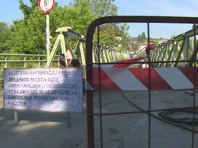 Бања Лука: Радови на Зеленом мосту - Фото: РТРС