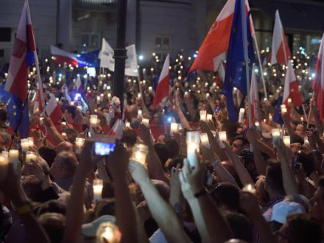 Пољска - протести - Фото: AFP