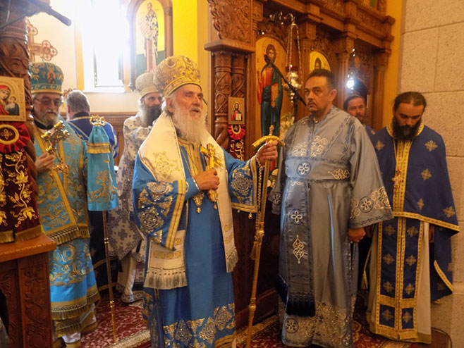 Манастир Осовица - патријарх Иринеј - Фото: СРНА