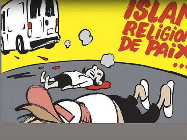 Нова провокативна насловна страна Шарли Ебдоа (Фото:Tanjug) - 