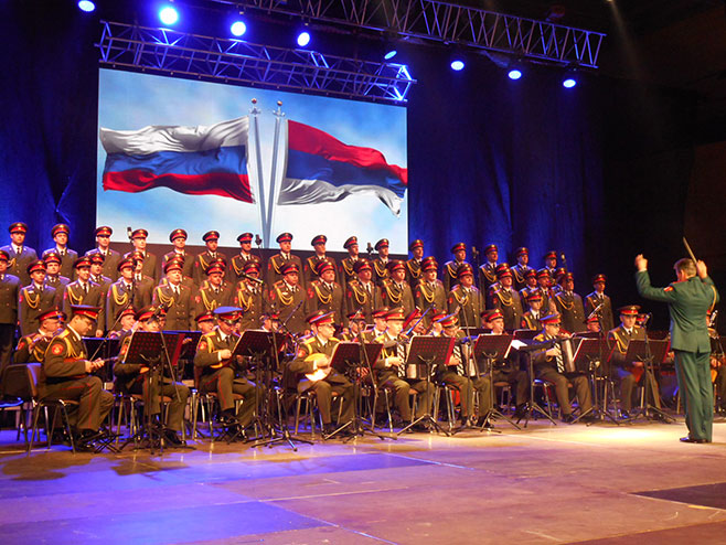 Бањалука - концерт Академског ансамбла пјесама и игара руске армије - Фото: СРНА