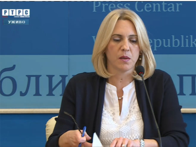 Жељка Цвијановић - прес конференција - Фото: Screenshot