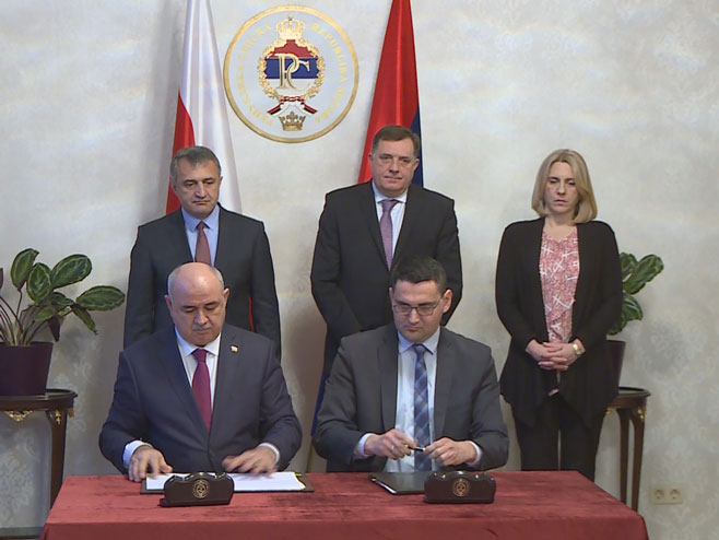 Potpisan Memorandum između Republike Srpske i Južne Osetije - Foto: RTRS