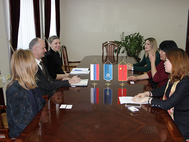 Грајанин - састанак са делегацијом из Кине - Фото: РТРС