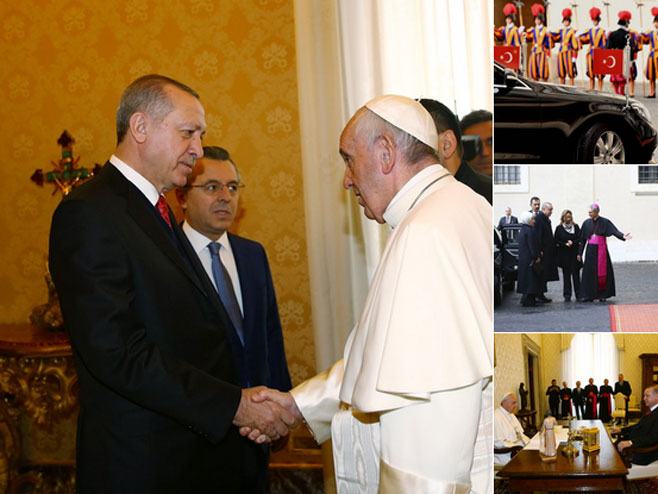 Ердоган у Ватикану  (Фото:twitter.com/DailySabah) - 