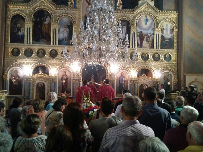 Liturgija u Crkvi Svetog Đorđa (Foto: RTRS)