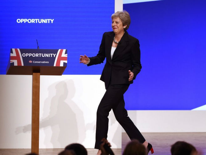 Плес Терезе Меј на конференцији Конзервативне странке - Фото: AFP