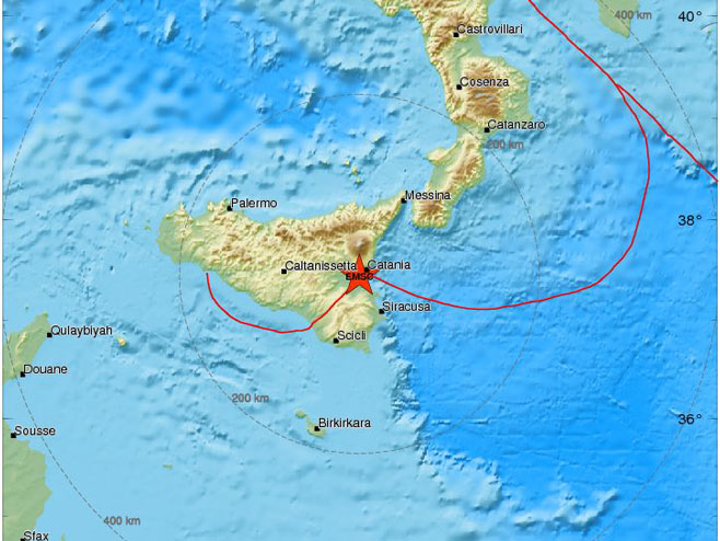 Сицилија - земљотрес (Фото: www.emsc-csem.org) - 