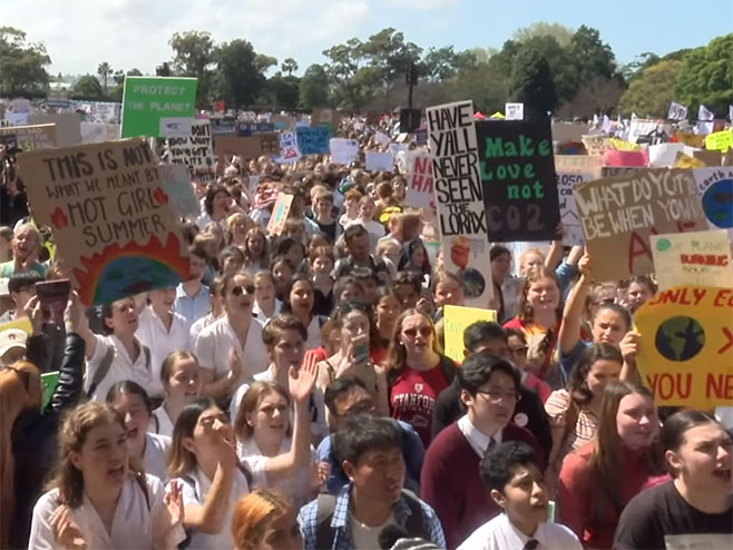 Протест у Сиднеју - Фото: Screenshot/YouTube