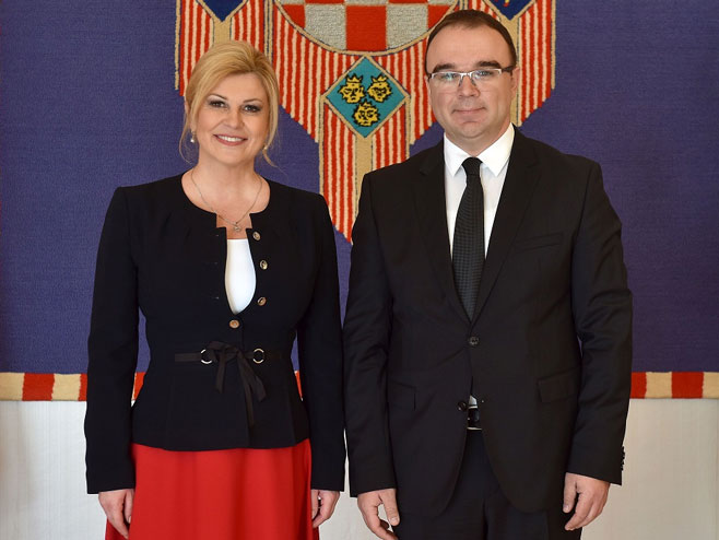 Колинда Грабар-Китаровић и Александар Врањеш (фото: mvp.gov.ba) - 