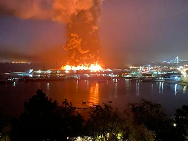 Сан Франциско - пожар (Фото:Dan Whaley, AP) - 