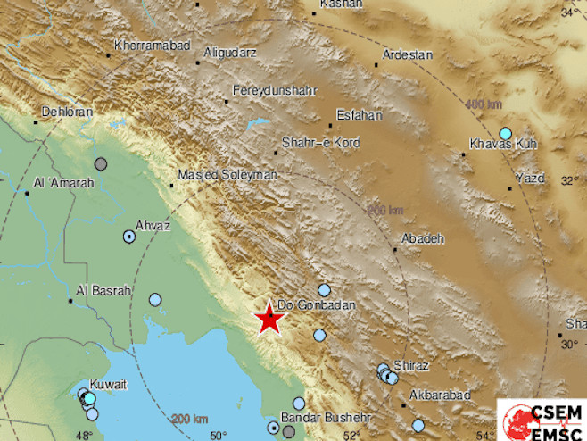 Иран - земљотрес - 