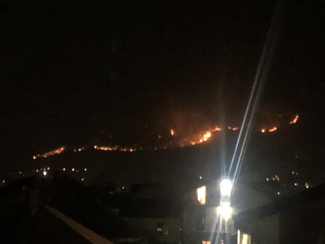 Пожар у Кучима (фото: vijesti.me) - 