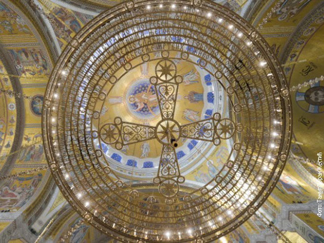 Мозаик у Храму Светог Саве у Београду - Фото: ТАНЈУГ