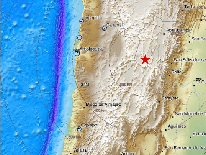 Земљотрес у Аргентини (фото:ЕМСЦ) - 
