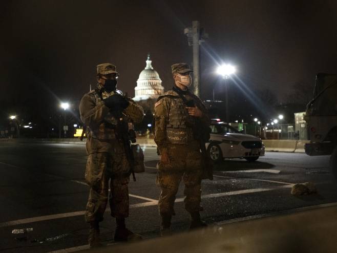 Припадници Националне гарде у Вашингтону - Фото: Тwitter
