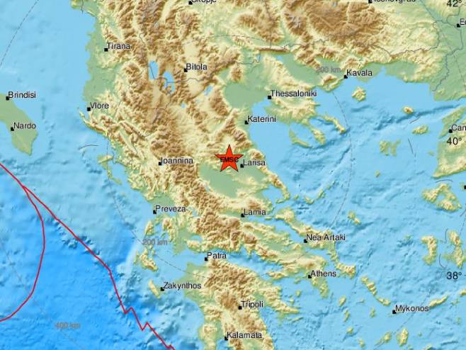 Земљотрес у Грчкој (Фото: EMSC) - 