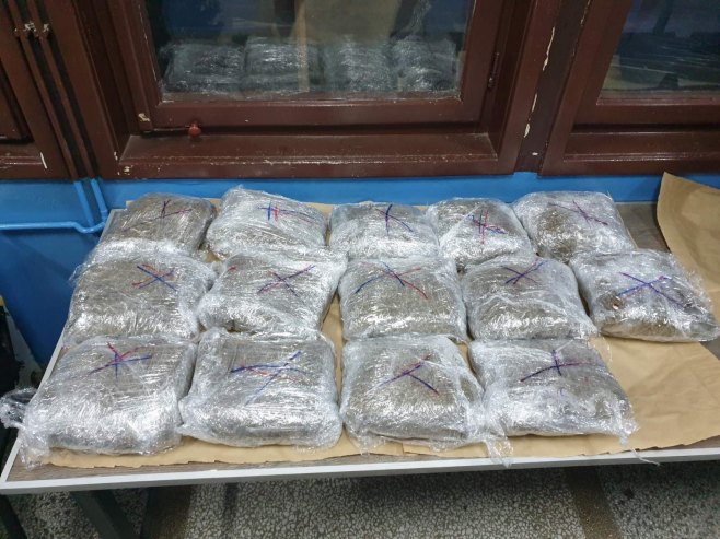 Црногорска полиција пронашла 40 килограма марихуане - Фото: СРНА