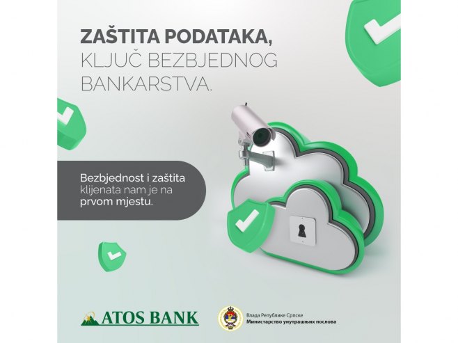 Атос банка и МУП Српске представили први видео у низу на тему безбједности клијената (ВИДЕО)