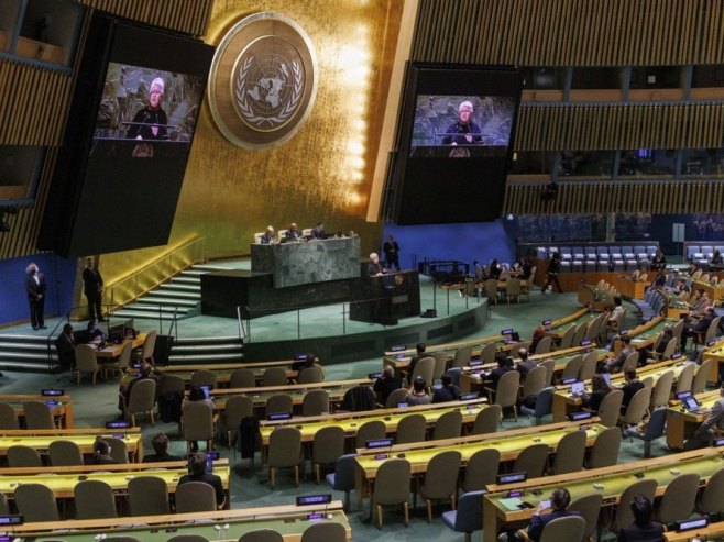 Генерална скупштина УН-а (Фото: EPA-EFE/SARAH YENESEL, илустрација) - 