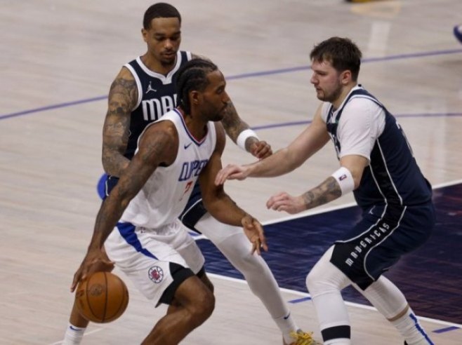 НБА утакмица, Лос Анђелес Клиперс - Далас Маверикс (фото:  EPA-EFE/ADAM DAVIS SHUTTERSTOCK OUT) - 