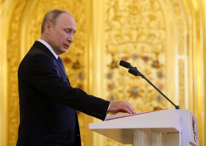 УЖИВО - Путин: Судбину Русије ћемо одређивати ми и само ми, заједно ћемо побиједити (ВИДЕО)