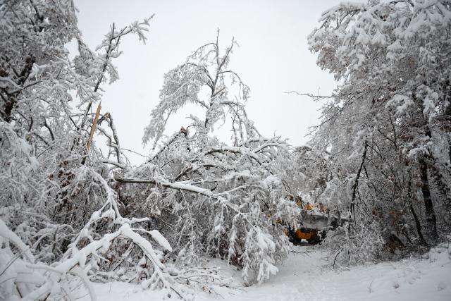 Општина Књажевац погођена је снијежним невременом