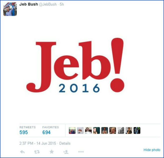Лого кампање Џеба Буша