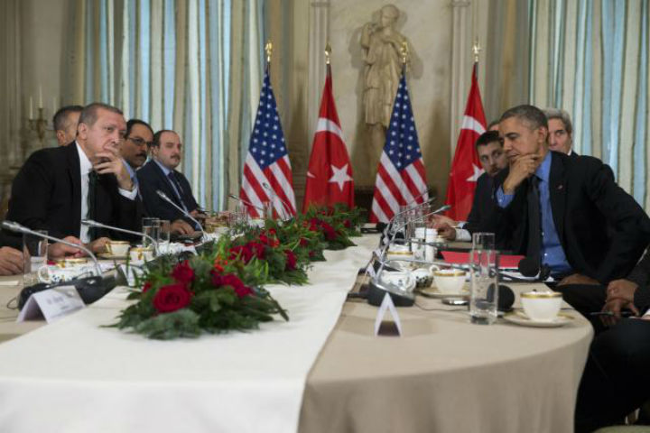 Sastanak Obame i Erdogana (foto: AP) 