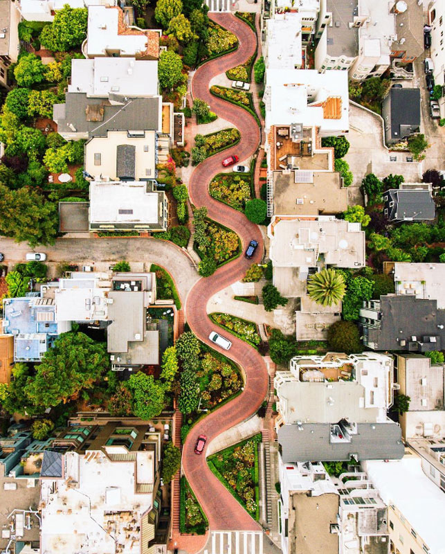 Da li je ovo najkrivudavija ulica na svijetu ? (Foto:Instangram) 