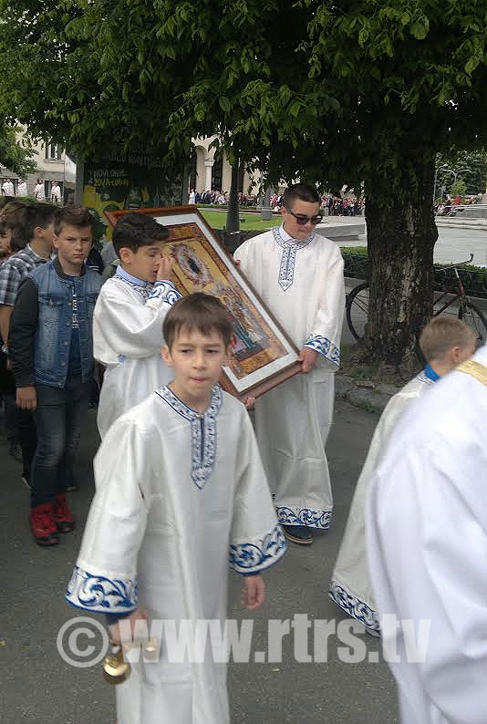 Свечана литија поводом обиљежавање крсне славе града Бања Лука - Спасовдана