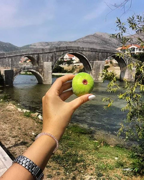 Сриједа, 3. јули / Јасминка Кумро - Поглед на Арсланагића мост у Требињу
