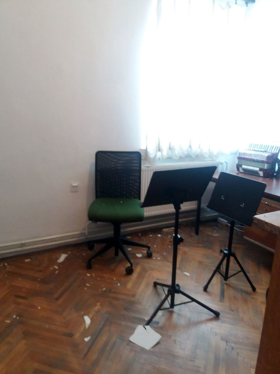 Музичка школа у Невесињу, посљедице земљотреса 