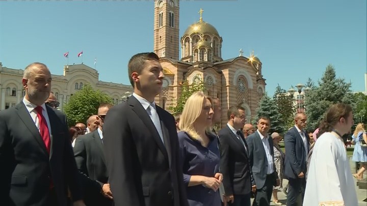 Прослава Спасовдана у Бањалуци (Foto: RTRS)