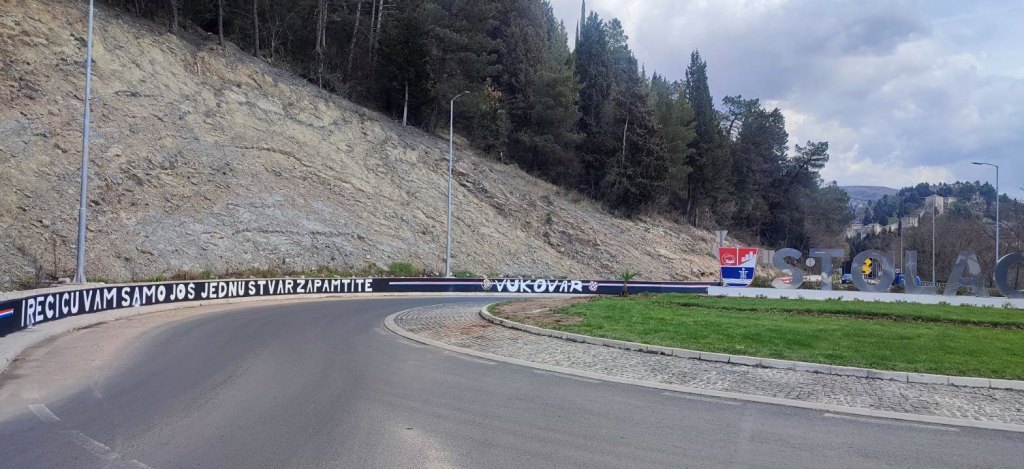 Grafiti u FBiH, Stolac (foto: RTRS)