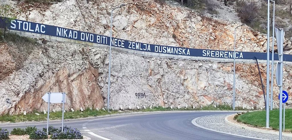 Grafiti u FBiH, Stolac (foto: RTRS)