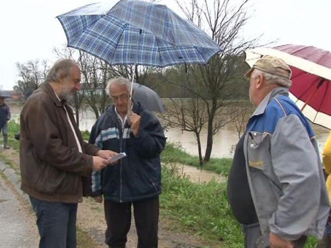 Načelnik opštine K.Dubica Mile Zlojutro obišao poplavljena područja