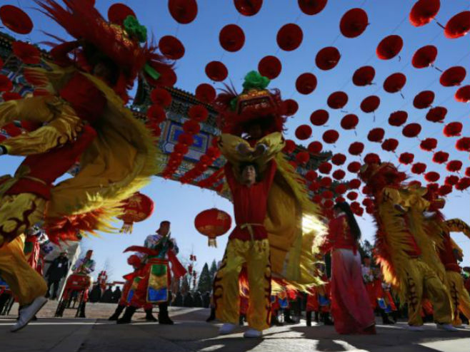 Пекинг: Прослава кинеске Нове године - Фото: AP
