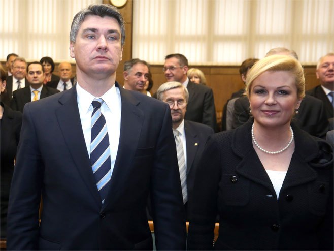 Зоран Милановић и Колинда Грабар Китаровић  (Фото: fah) - 