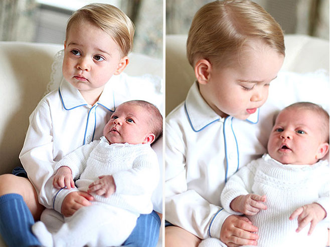 Принц Џорџ и принцеза Шарлота (Фото: HRH The Duchess of Cambridge / Kensington Palace Twitter Feed) - 