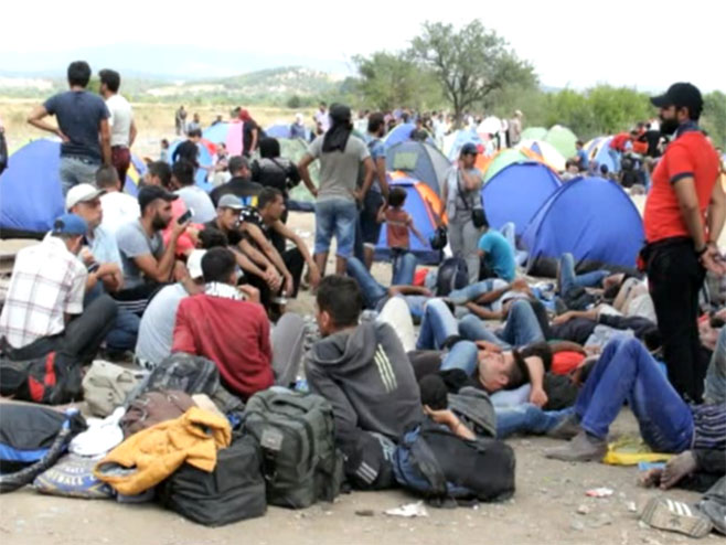 Мигранти у Македонији - Фото: Screenshot