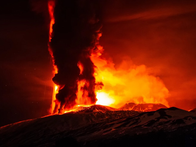 Вулкан Етна - Фото: The Telegraph