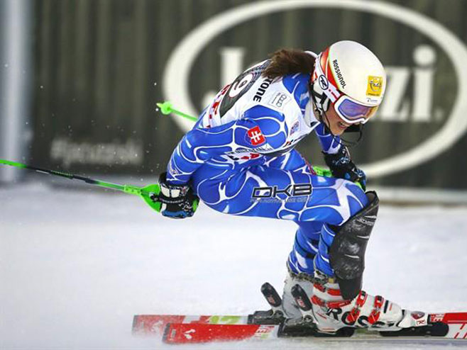 Словачка скијашица Петра Влхова (Фото: Giovanni Auletta) - Фото: AP