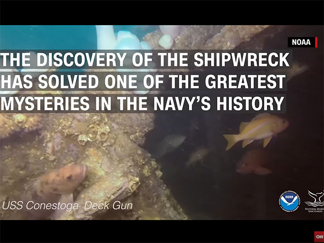Пронађена олупина америчког ратног брода несталог у олуји - Фото: Screenshot/YouTube